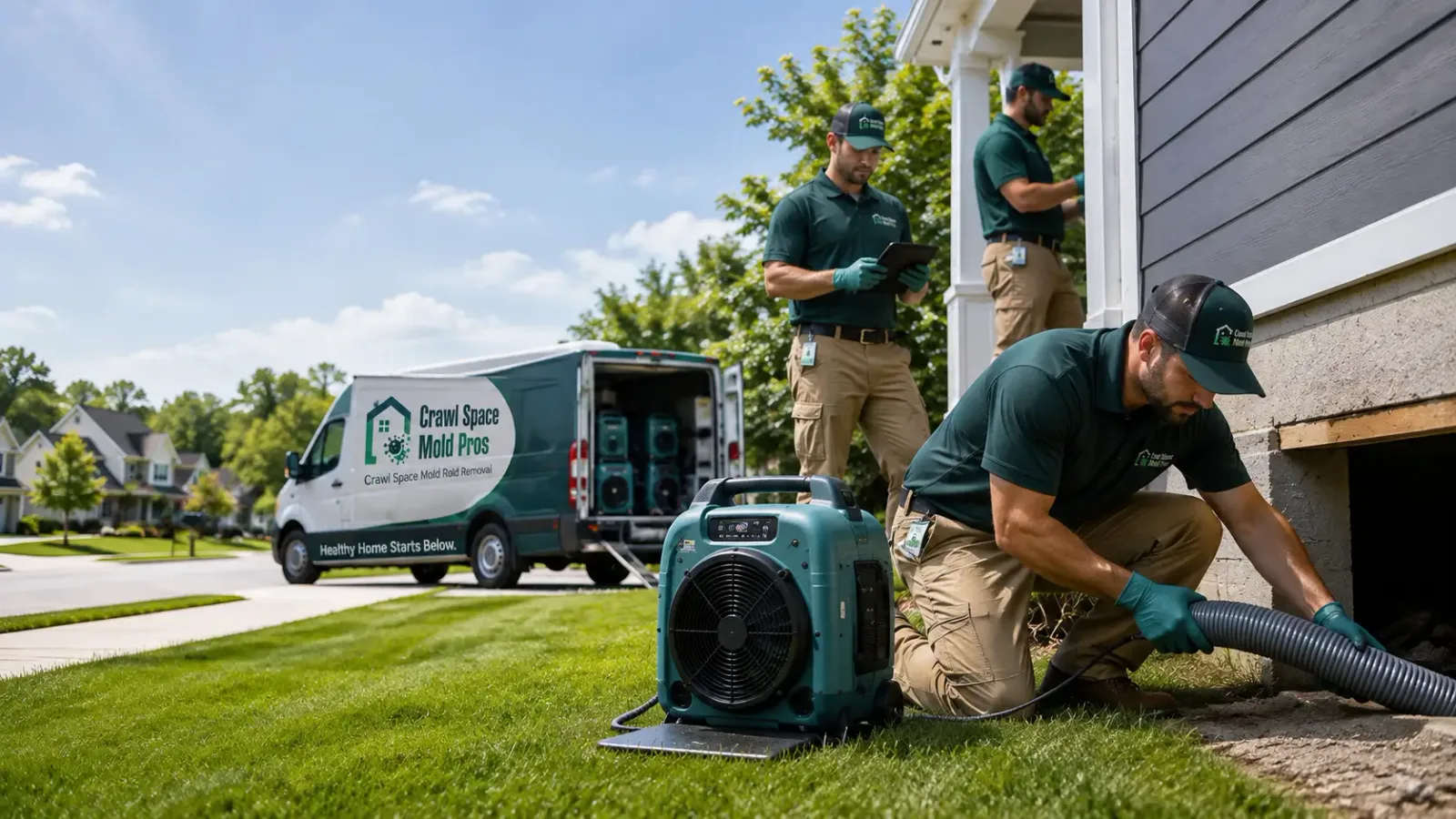 Crawl Space Mold Removal in Steamboat Rock, IA